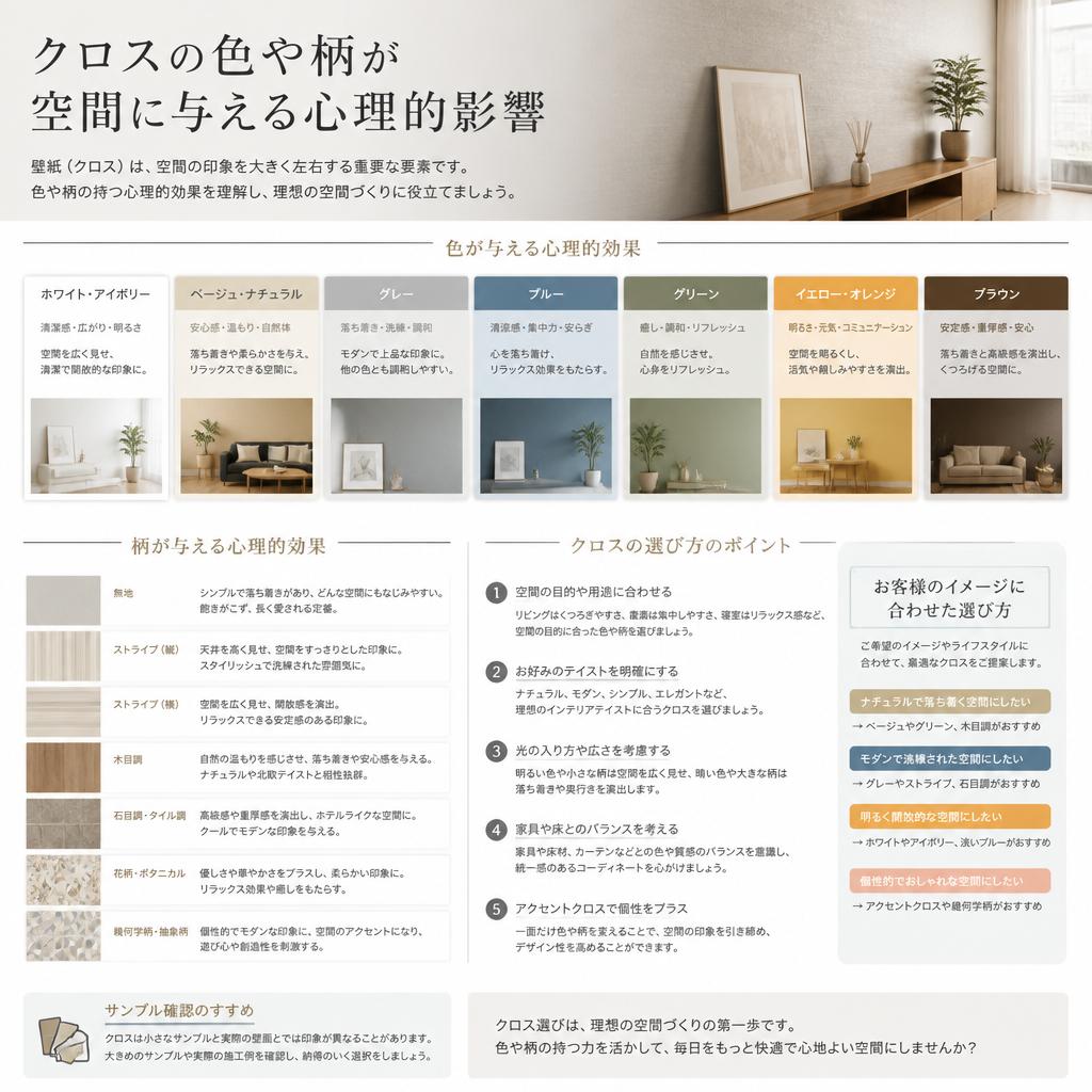 色とデザインが与える印象