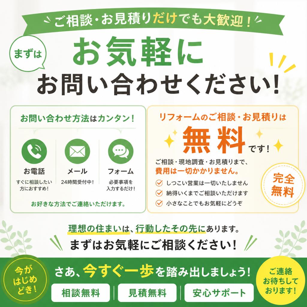 今すぐお問い合わせを！