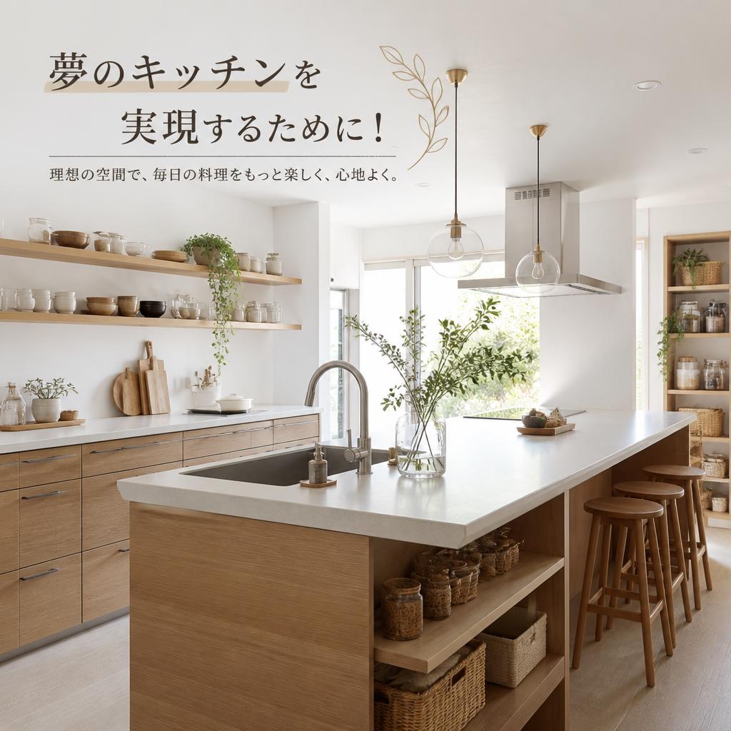 夢のキッチンを実現するために！
