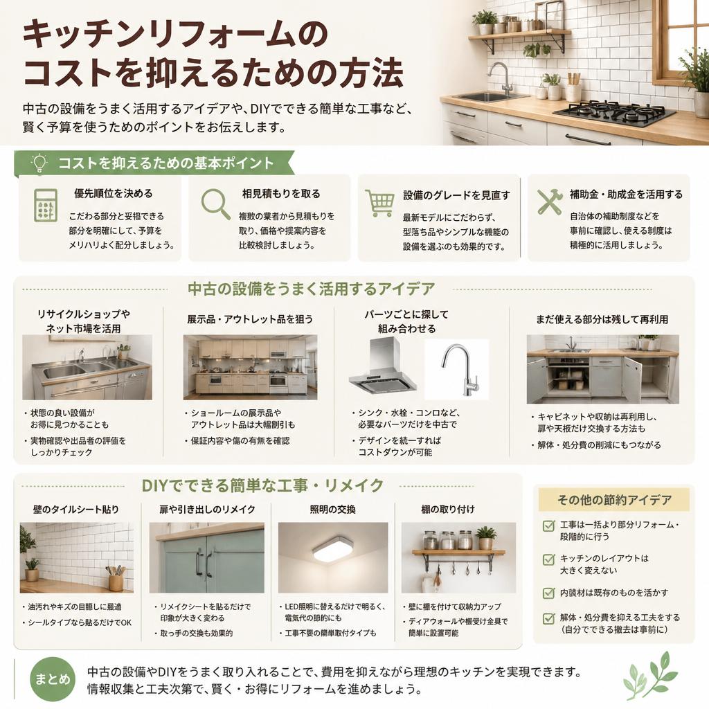 3. 費用削減のための工夫