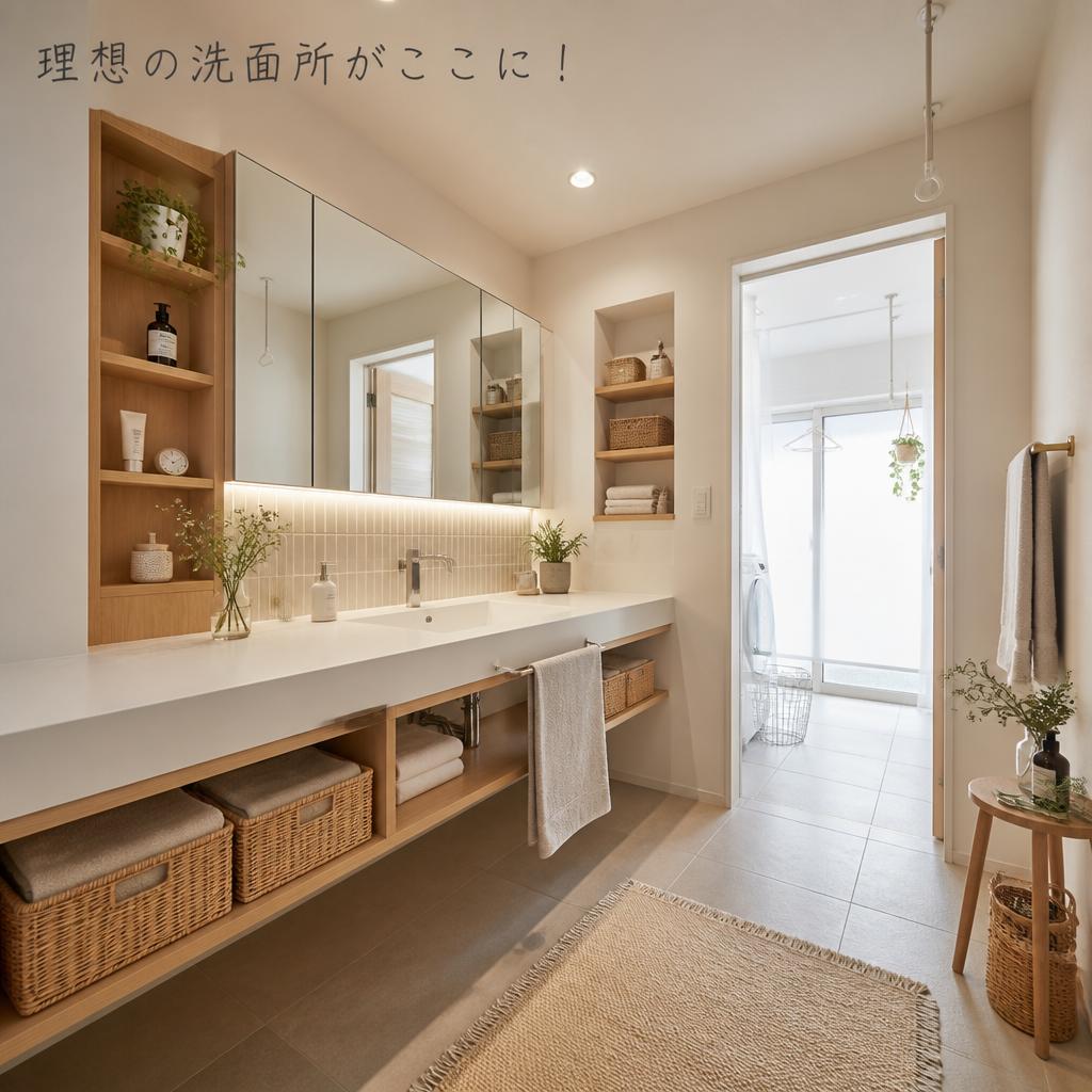 理想の洗面所がここに！