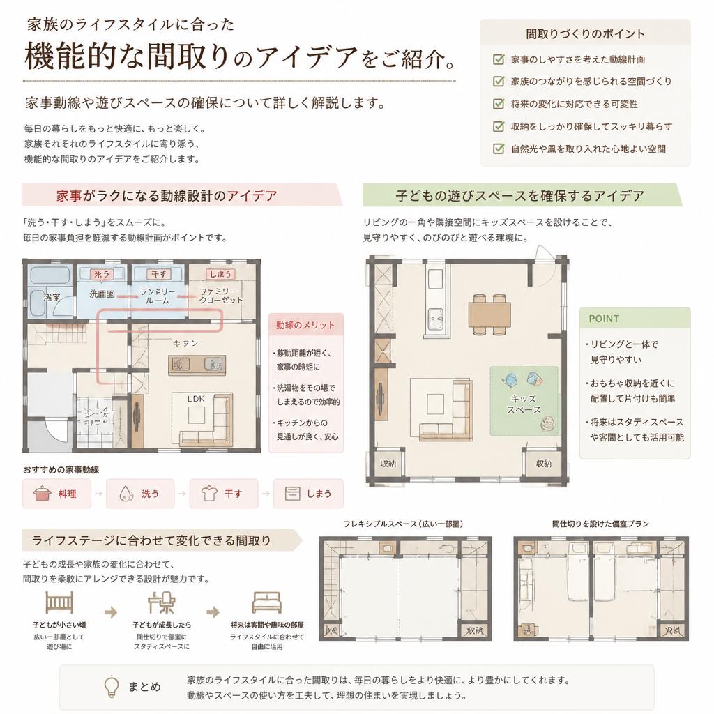 子育てしやすい間取りの提案